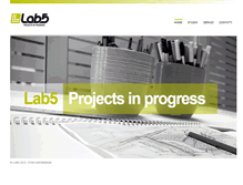 Tablet Screenshot of lab5.it